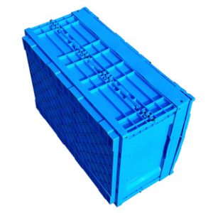 Set of 2 Annkky Foldable Crate Collapsible Plastic Storage Crate